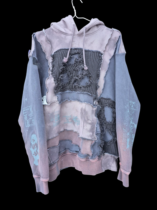 '𝘚𝘵𝘢𝘳𝘥𝘶𝘴𝘵𝘦𝘳' Patchwork Hoodie