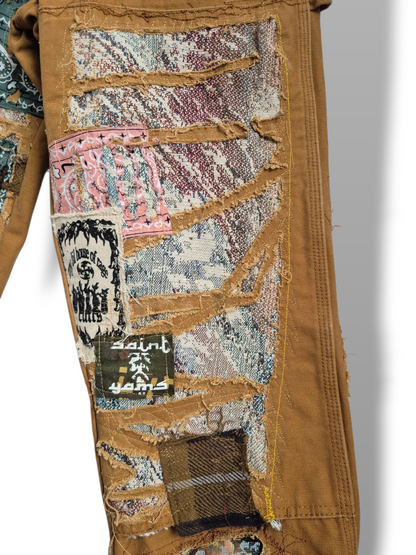 '𝘚𝘪𝘮𝘶𝘭𝘢𝘵𝘦𝘥 𝘖𝘢𝘴𝘪𝘴' Double-knee Cargo Pants