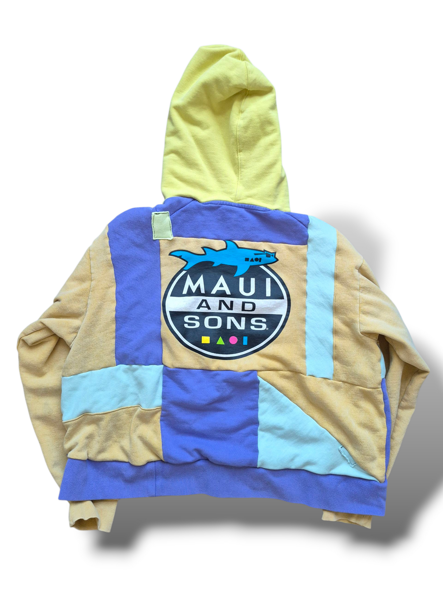 '𝘔𝘢𝘶𝘪 𝘞𝘰𝘸𝘪𝘦' Patchwork Hoodie