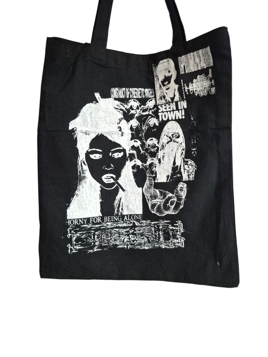 Black Canvas Tote Bags