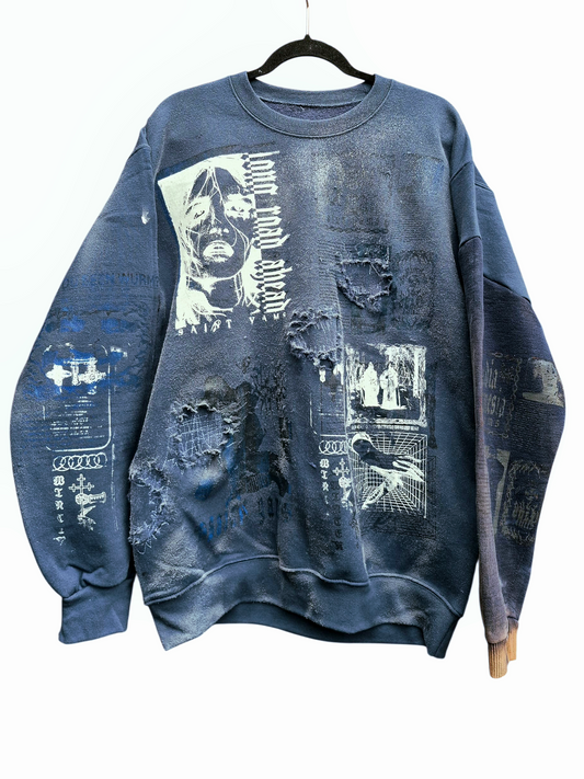 '𝘞𝘩𝘦𝘯 𝘵𝘩𝘪𝘴 𝘴𝘸𝘦𝘢𝘵𝘦𝘳 𝘣𝘦𝘤𝘰𝘮𝘦𝘴 𝘢 𝘮𝘰𝘷𝘪𝘦 𝘐 𝘩𝘰𝘱𝘦 𝘎𝘢𝘳𝘺 𝘉𝘶𝘴𝘦𝘺 𝘱𝘭𝘢𝘺𝘴 𝘮𝘺 𝘤𝘩𝘢𝘳𝘢𝘤𝘵𝘦𝘳' Crewneck Sweater