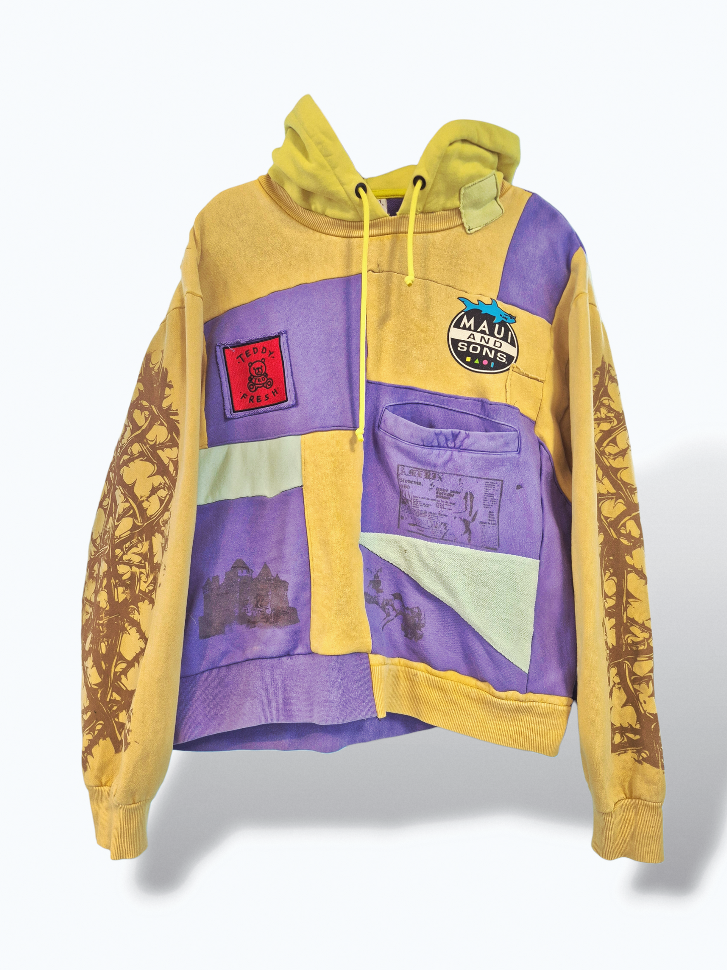 '𝘔𝘢𝘶𝘪' Patchwork Hoodie