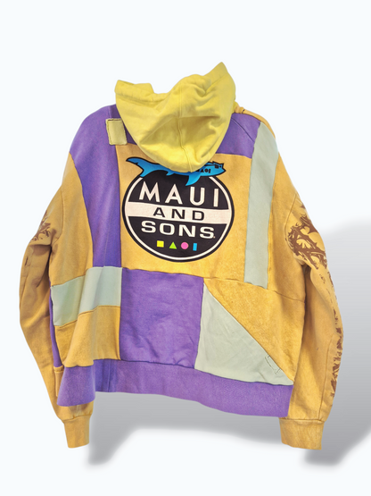 '𝘔𝘢𝘶𝘪' Patchwork Hoodie