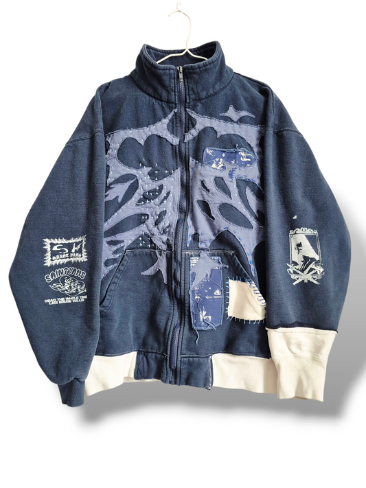 '𝘏𝘺𝘥𝘳𝘢 𝘔𝘰𝘳𝘱𝘩' Full-zip Collared Sweater