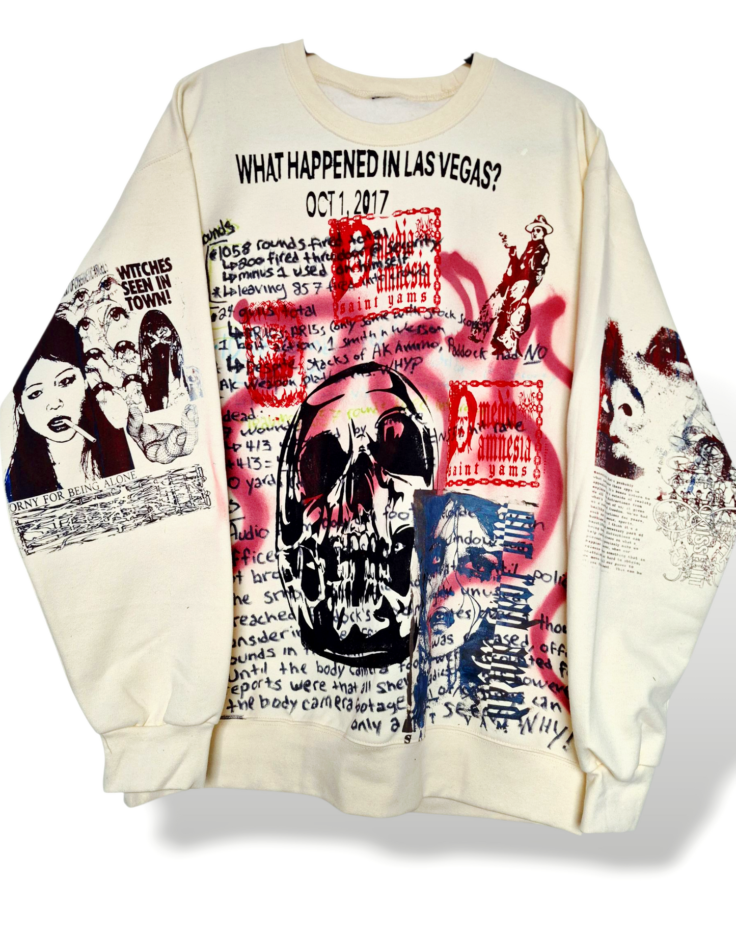 '𝘞𝘩𝘢𝘵 𝘏𝘢𝘱𝘱𝘦𝘯𝘦𝘥 𝘪𝘯 𝘝𝘦𝘨𝘢𝘴?' Crewmeck Sweater