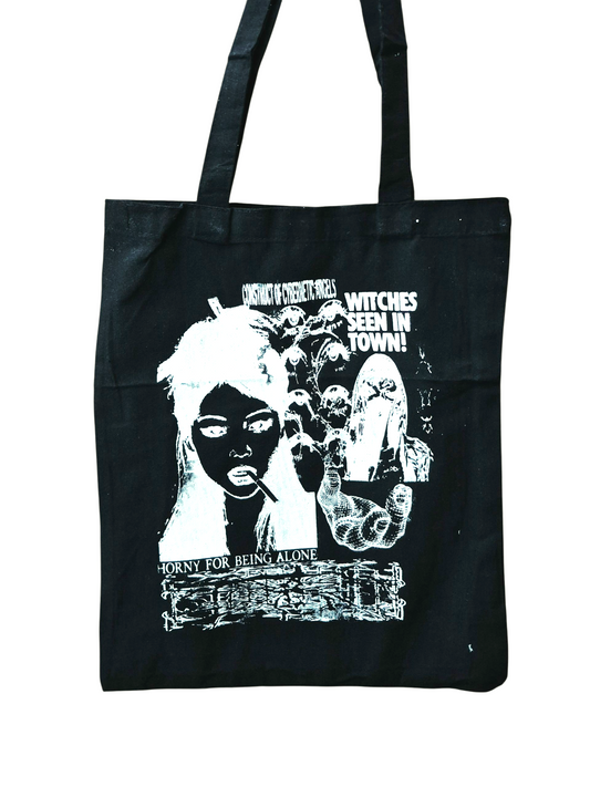 Black Canvas Tote Bags