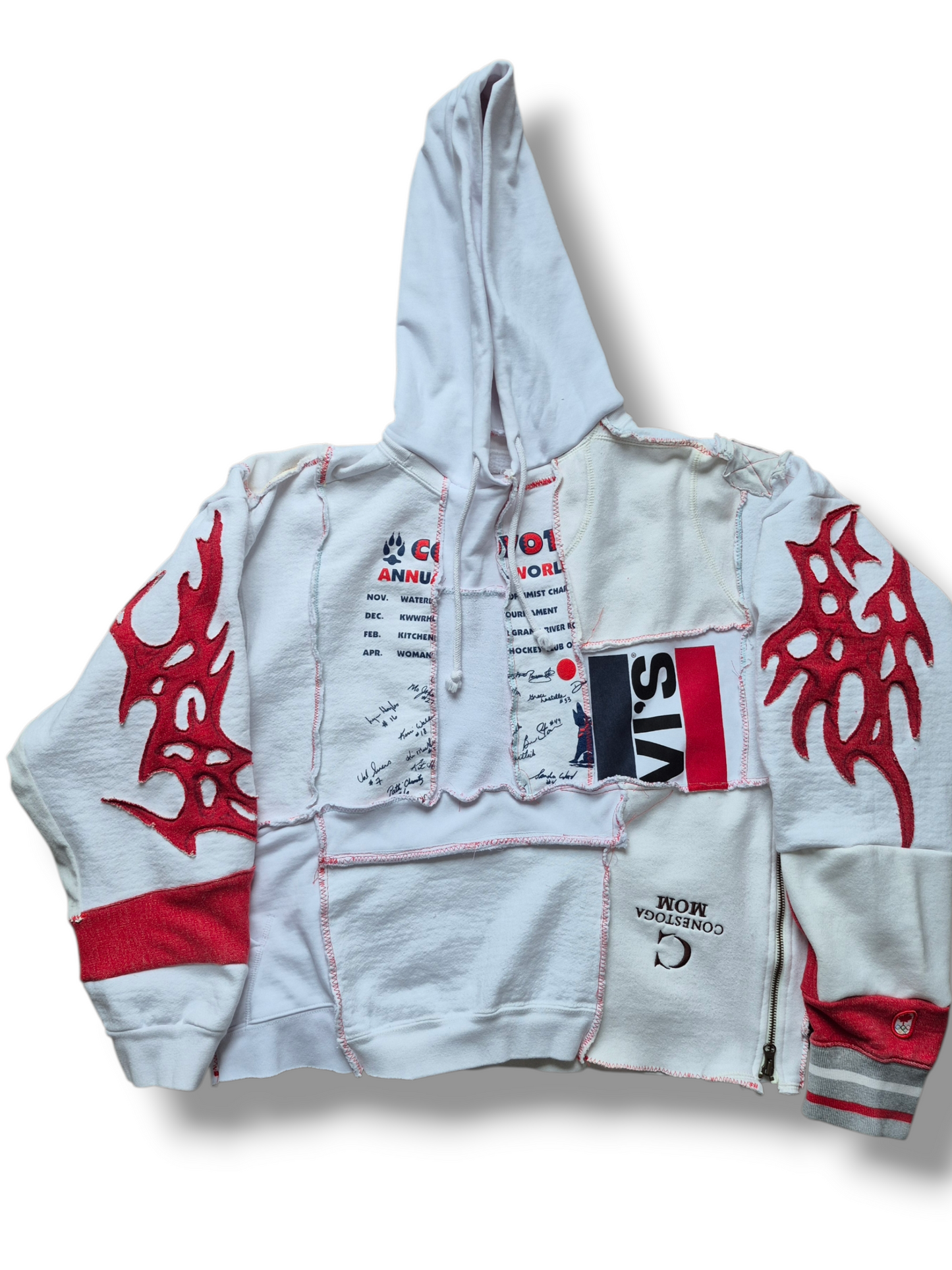 '𝘚𝘱𝘢𝘵𝘪𝘢𝘭 𝘈𝘸𝘢𝘳𝘦𝘯𝘦𝘴𝘴' Patchwork Hoodie