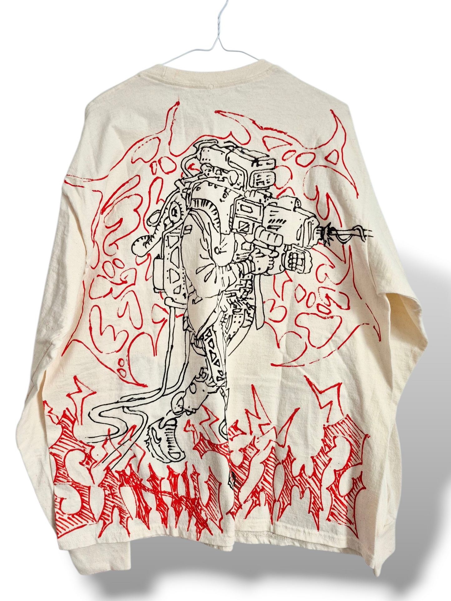 '𝘙𝘦𝘥 𝘉𝘦𝘢𝘮' Long Sleeve Tee