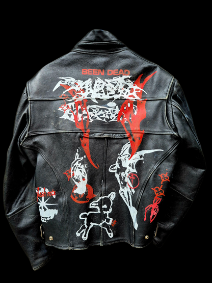 '𝘕𝘰𝘪𝘳 𝘕𝘰𝘪𝘳' Leather Biker Jacket