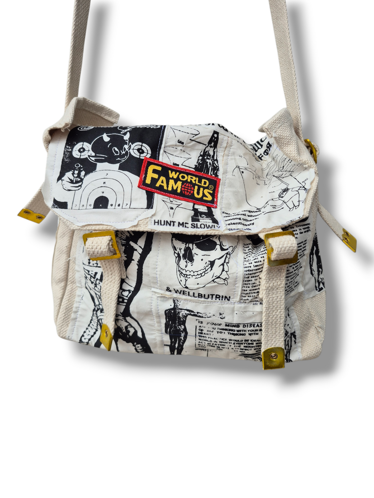 '𝘎𝘳𝘢𝘷𝘺 𝘛𝘳𝘢𝘪𝘯' Patchwork Satchel Bag
