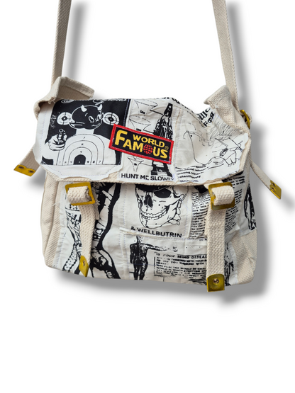 '𝘎𝘳𝘢𝘷𝘺 𝘛𝘳𝘢𝘪𝘯' Patchwork Satchel Bag