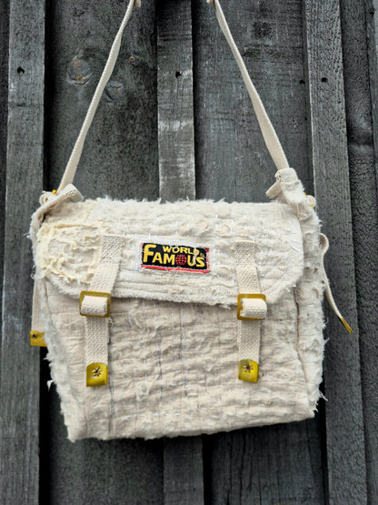 'Looks Like It's Been Through War' Satchel Bag