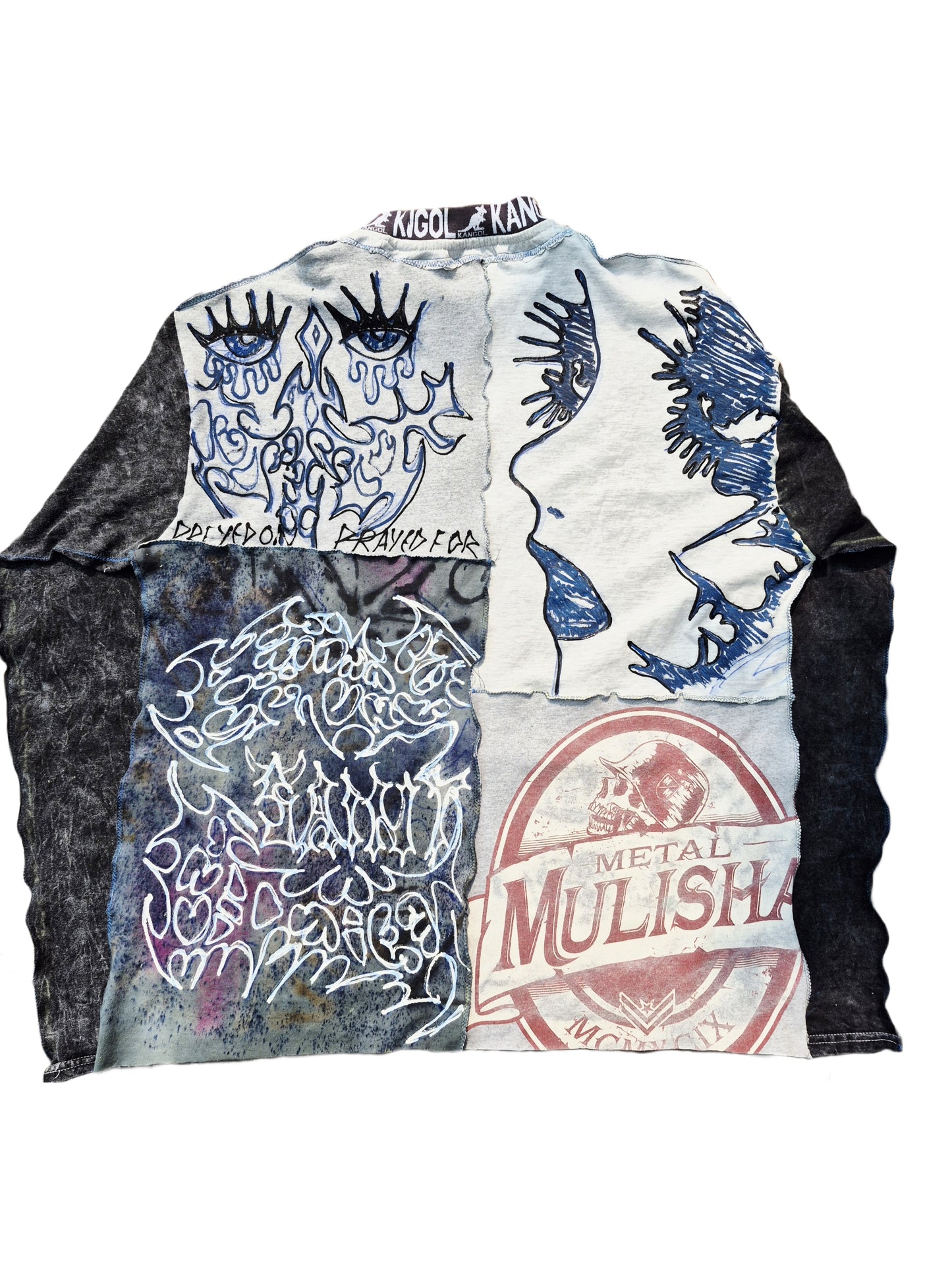 '𝘞𝘪𝘴𝘤𝘰𝘯𝘴𝘪𝘯 𝘊𝘰𝘯𝘥𝘶𝘪𝘵' Patchwork Long Sleeve Shirt