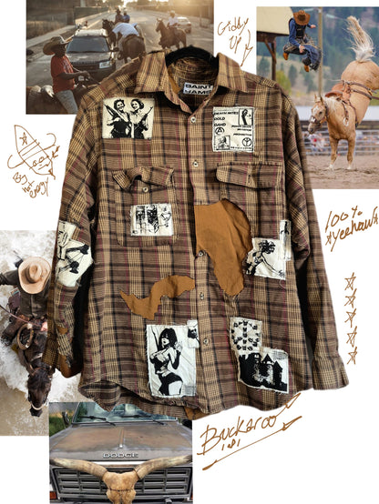 '𝘉𝘶𝘤𝘬𝘢𝘳𝘰𝘰' Flannel Shirt