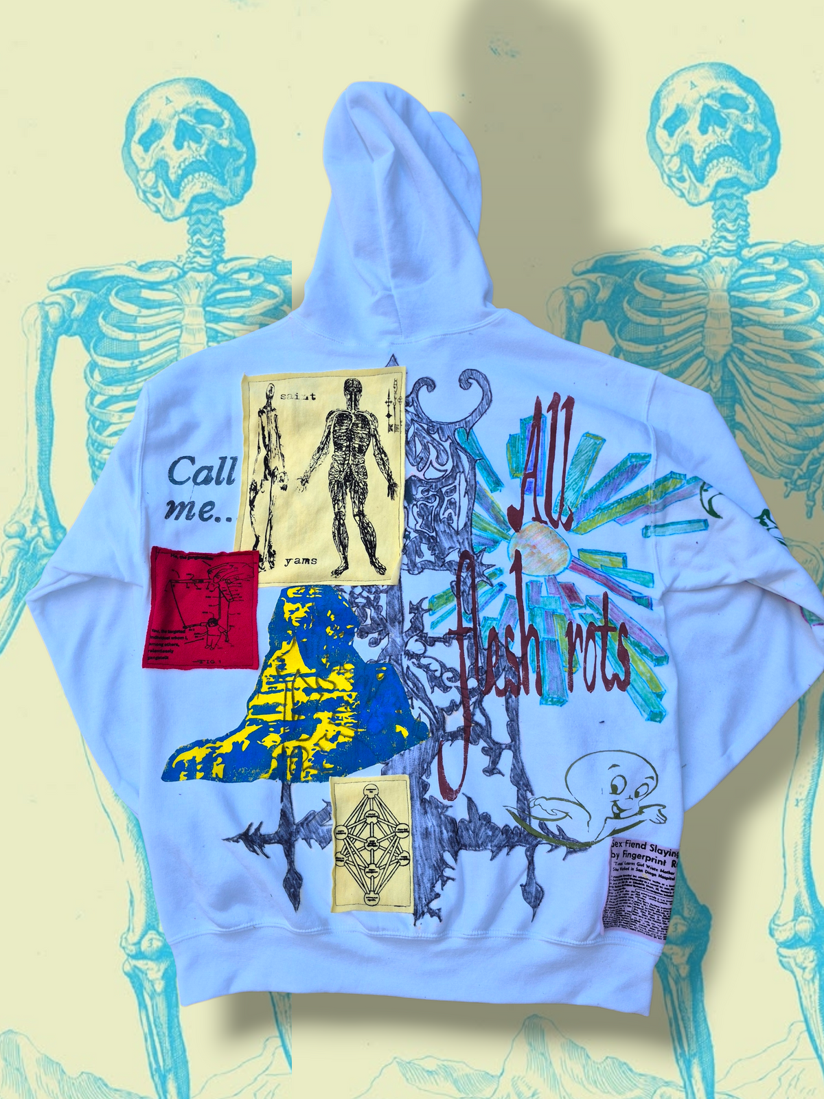 '𝘈𝘴𝘵𝘳𝘢𝘢𝘢𝘭 𝘗𝘳𝘰𝘫𝘦𝘤𝘵𝘪𝘰𝘯' Zip-up Hoodie