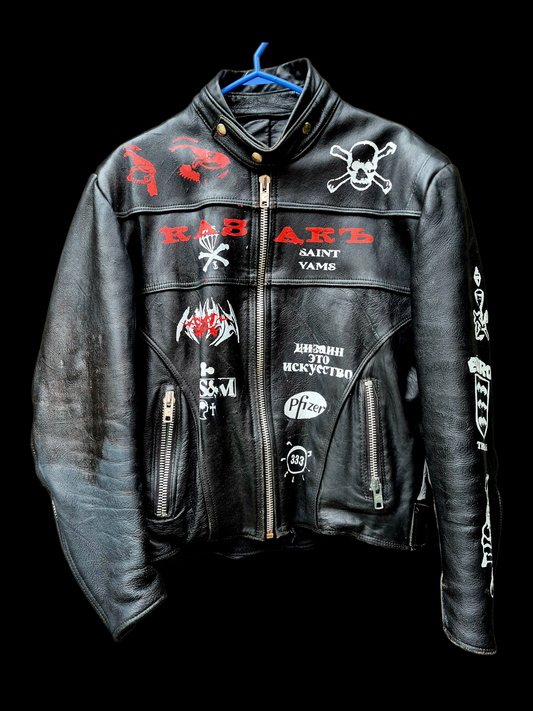 '𝘕𝘰𝘪𝘳 𝘕𝘰𝘪𝘳' Leather Biker Jacket