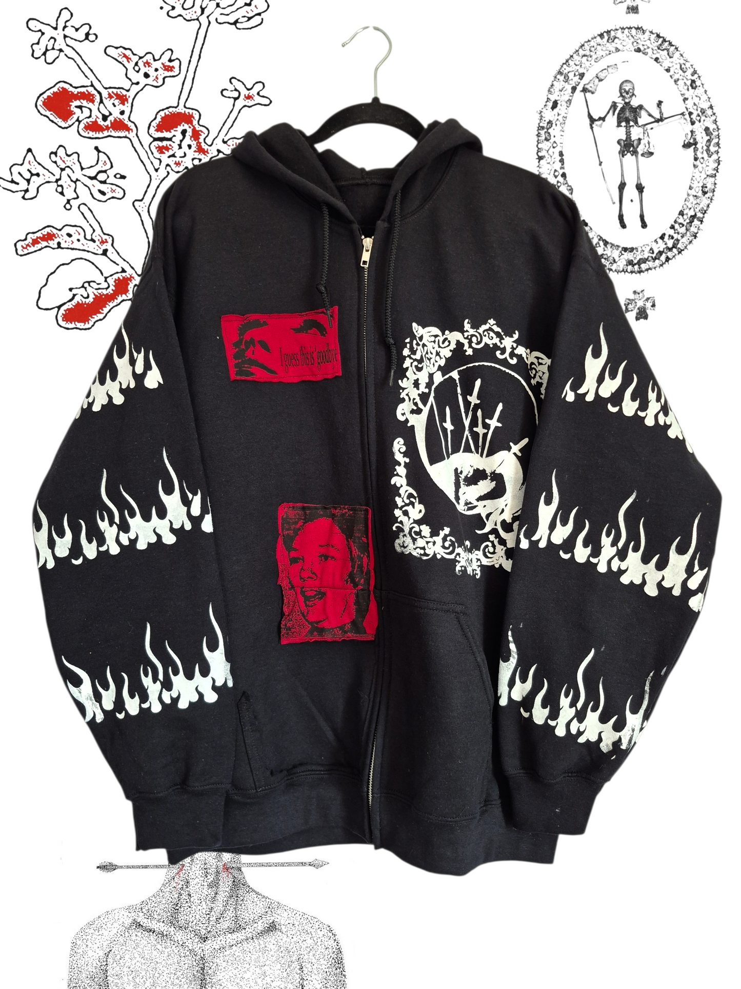 '𝘌𝘺𝘦𝘴 𝘞𝘪𝘥𝘦 𝘚𝘩𝘶𝘵' Zip-up Hoodie