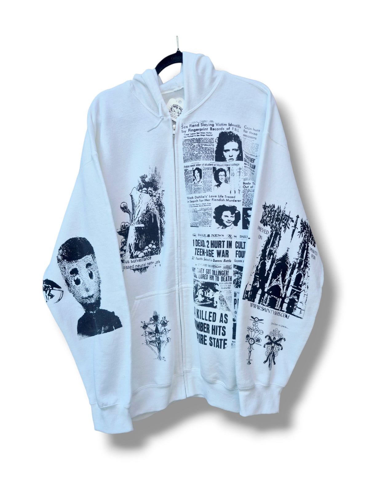 '𝘛𝘳𝘪𝘨𝘨𝘦𝘳 𝘏𝘢𝘱𝘱𝘺' Zip-up Hoodie
